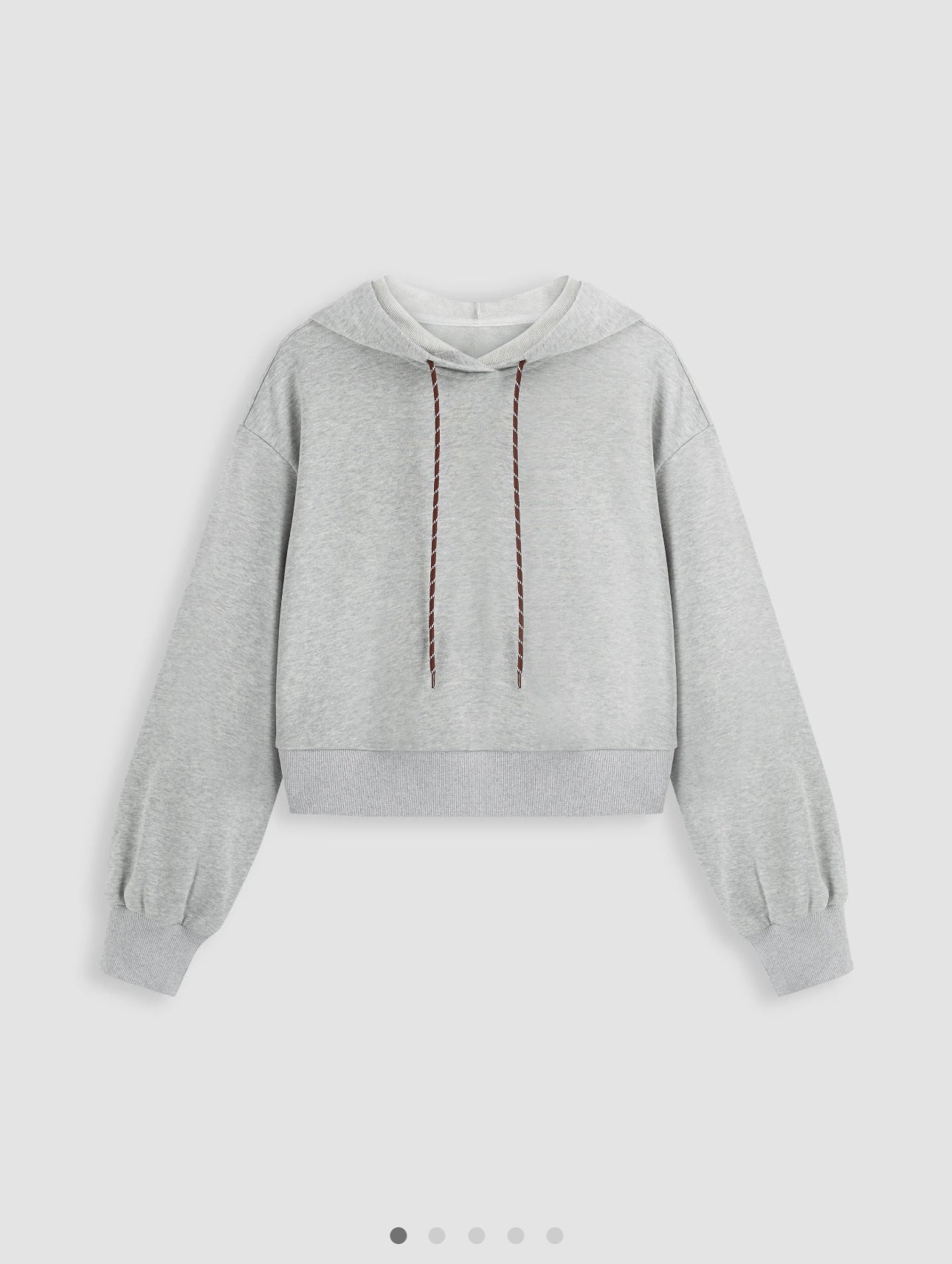 Terry Drawstring Oversized Hoodie