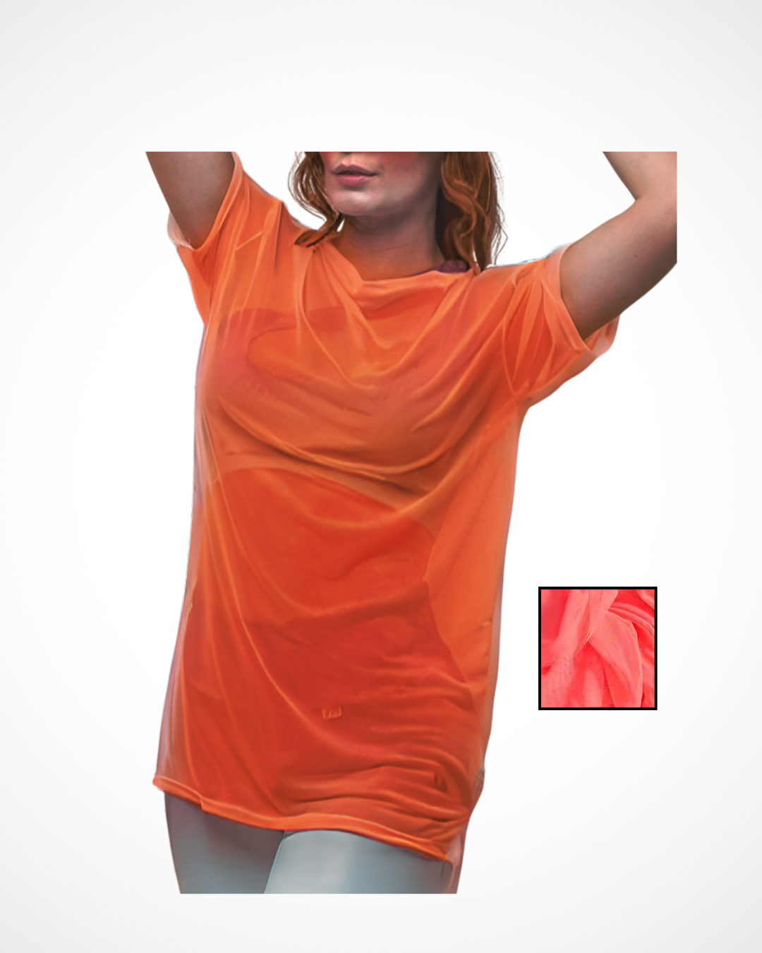 Oversized mesh Blouse