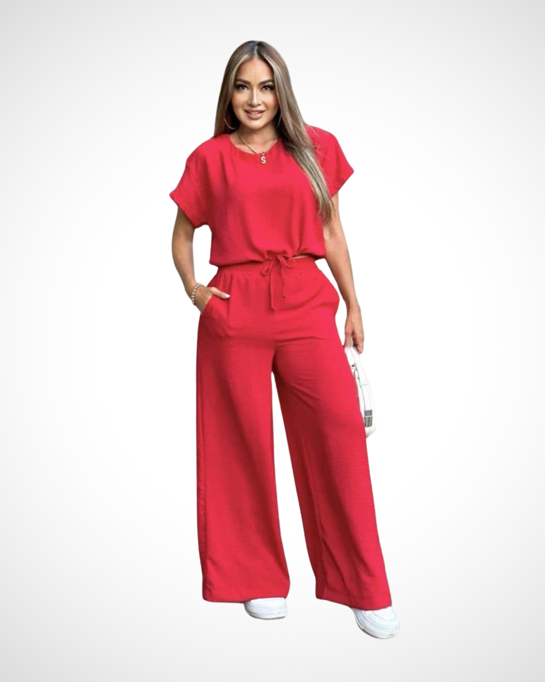 Loose pants and blouse Set