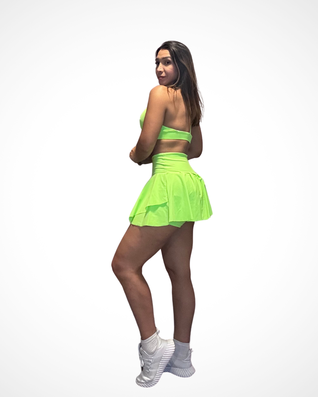 Neon Green Skirt