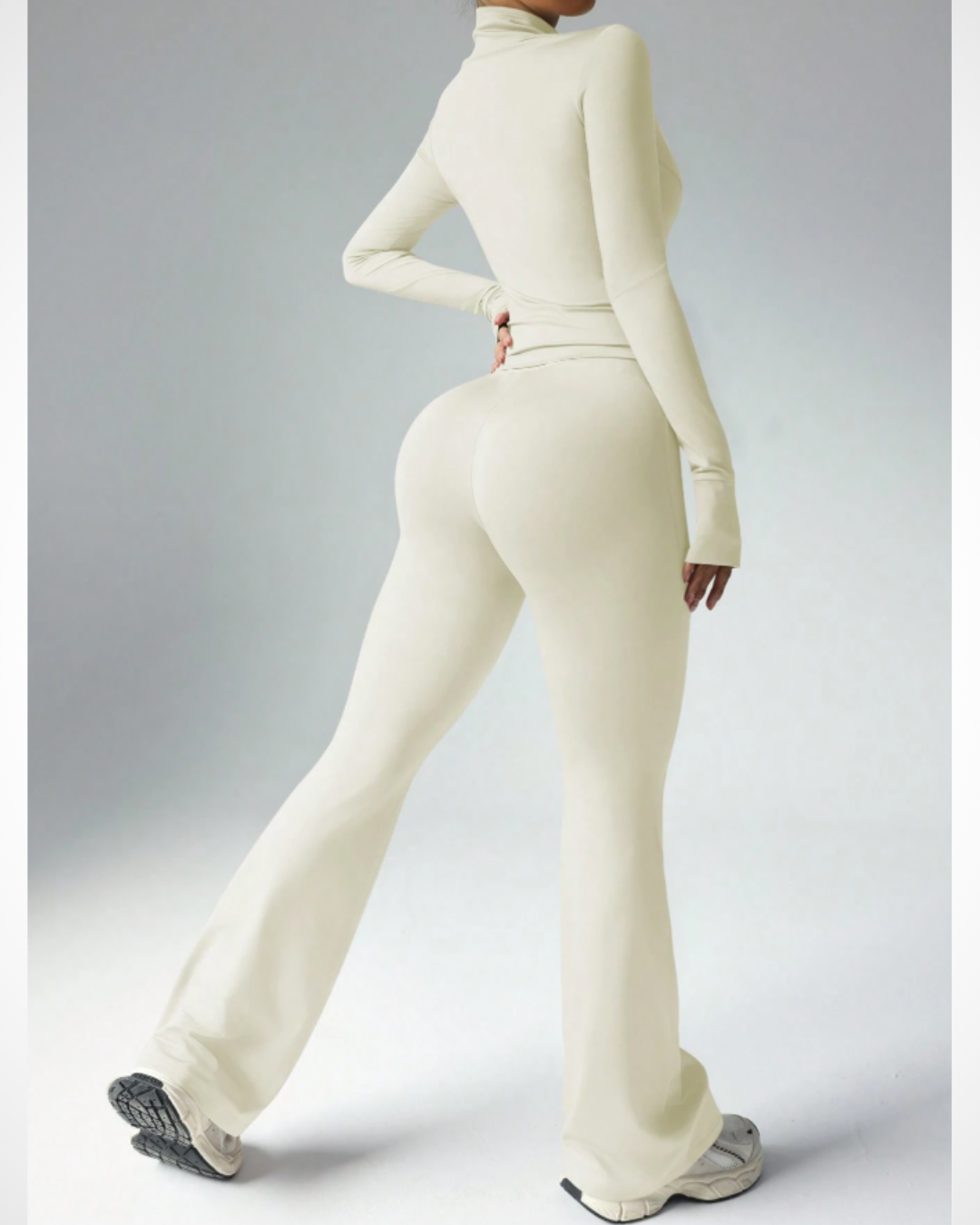 Long Sleeve Jacket and Slim Fit Pants Set