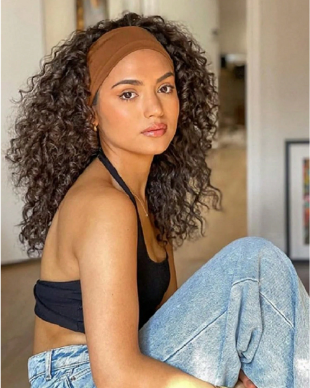 Wide Elastic Lycra Headband