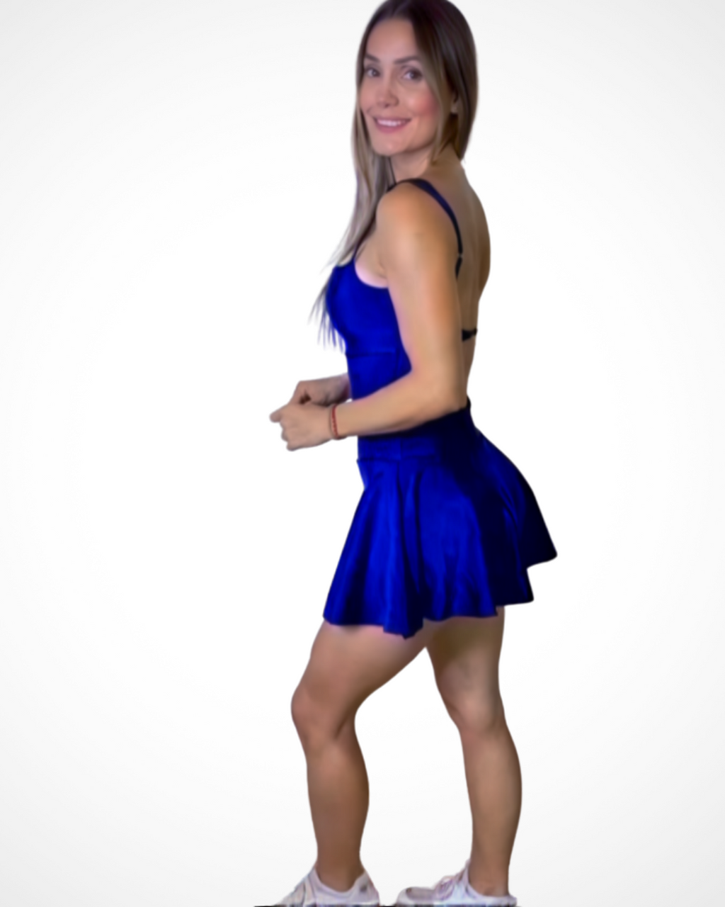 Sleeveless Backless Athletic Dress