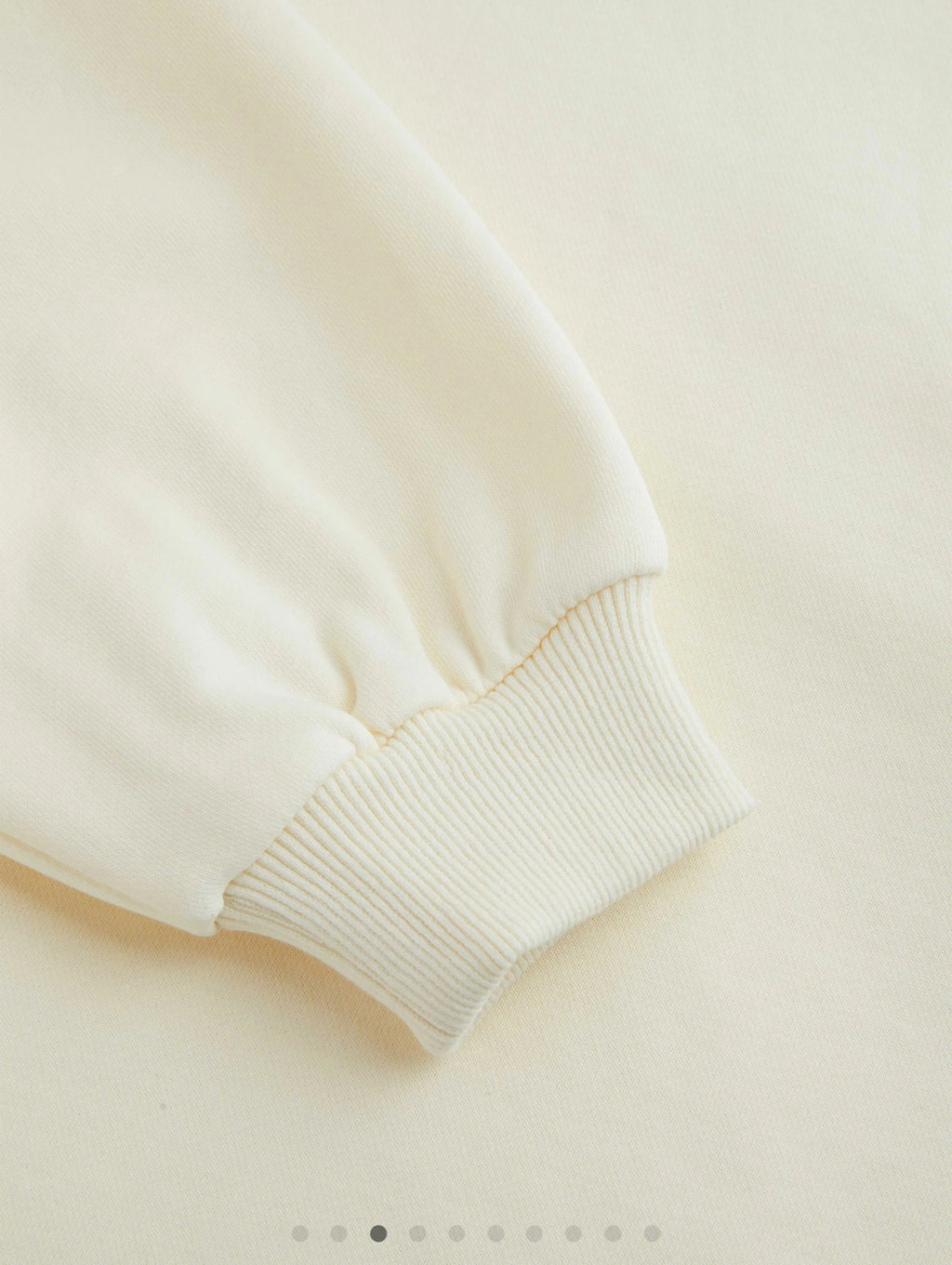TERRY ROUND NECKLINE SOLID SWEATSHIRT