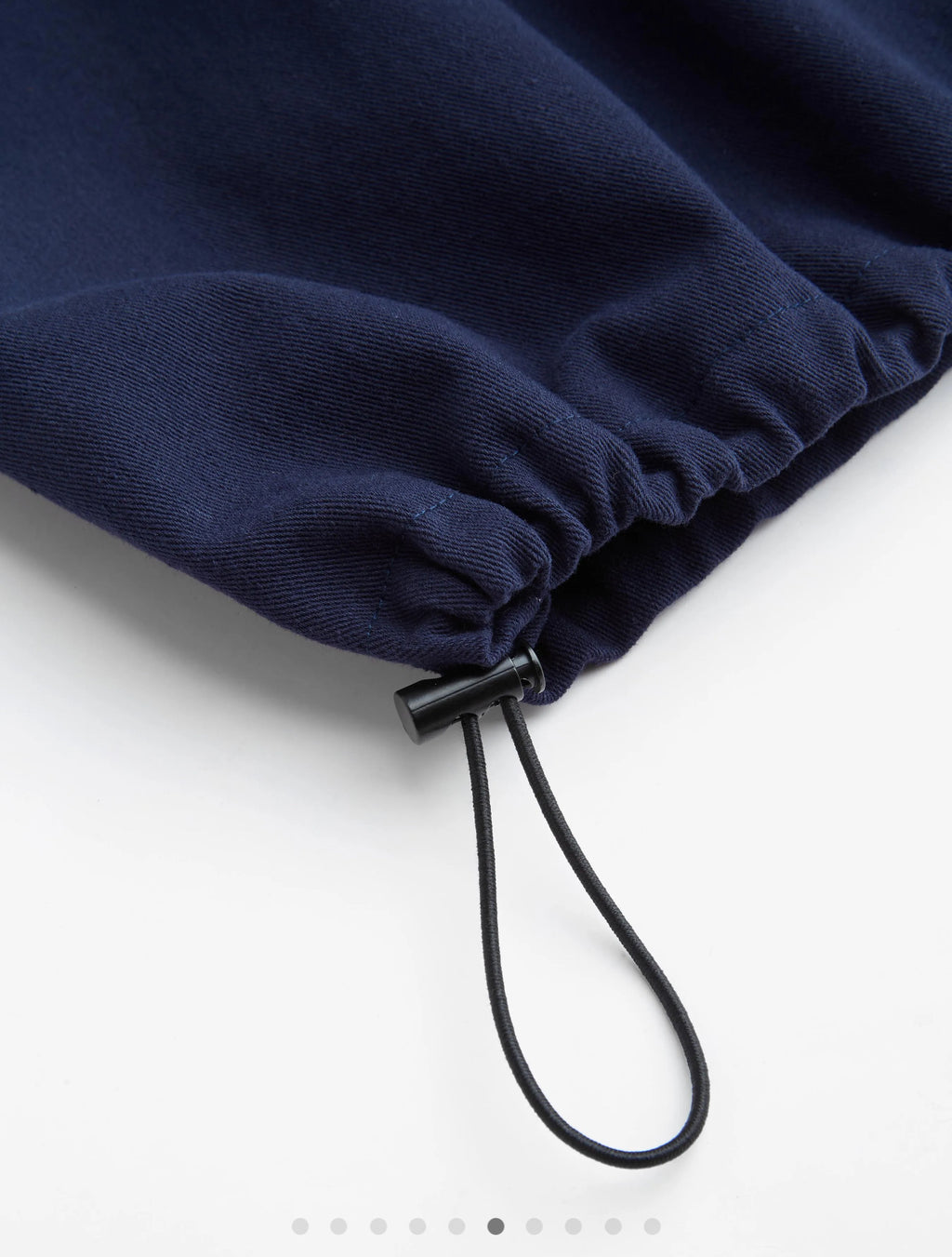 100% Cotton Funnel Neck Drawstring Jacket