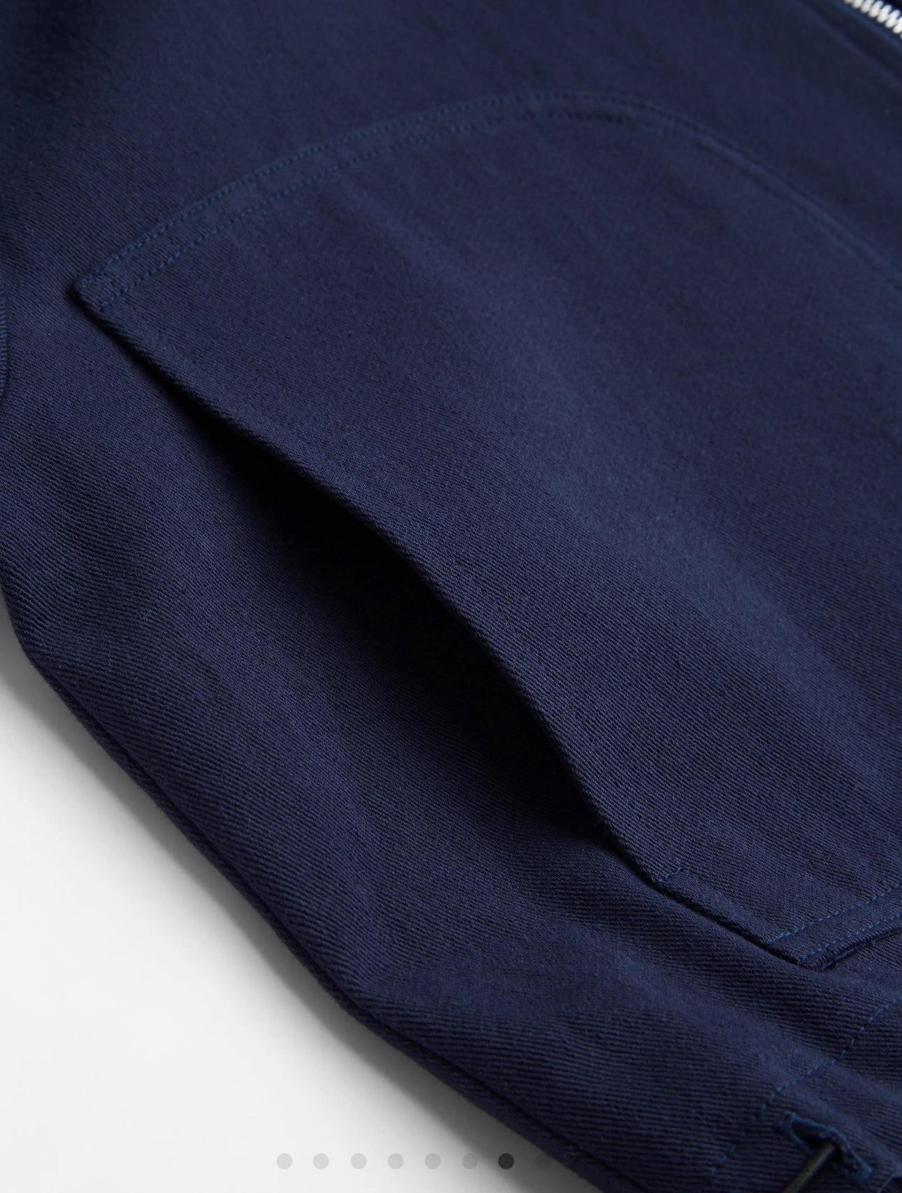 100% Cotton Funnel Neck Drawstring Jacket