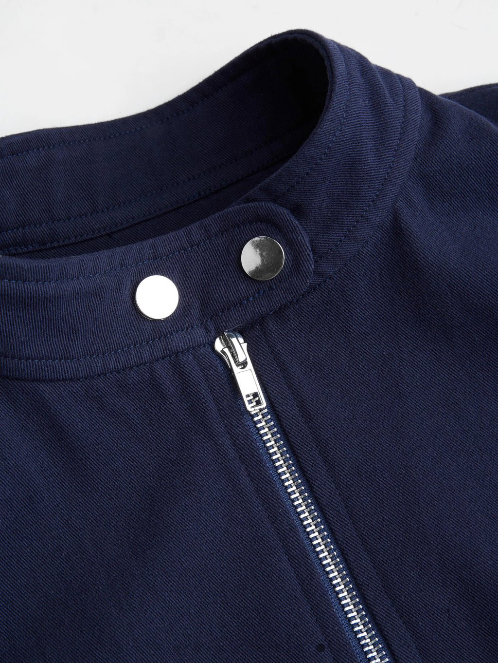 100% Cotton Funnel Neck Drawstring Jacket