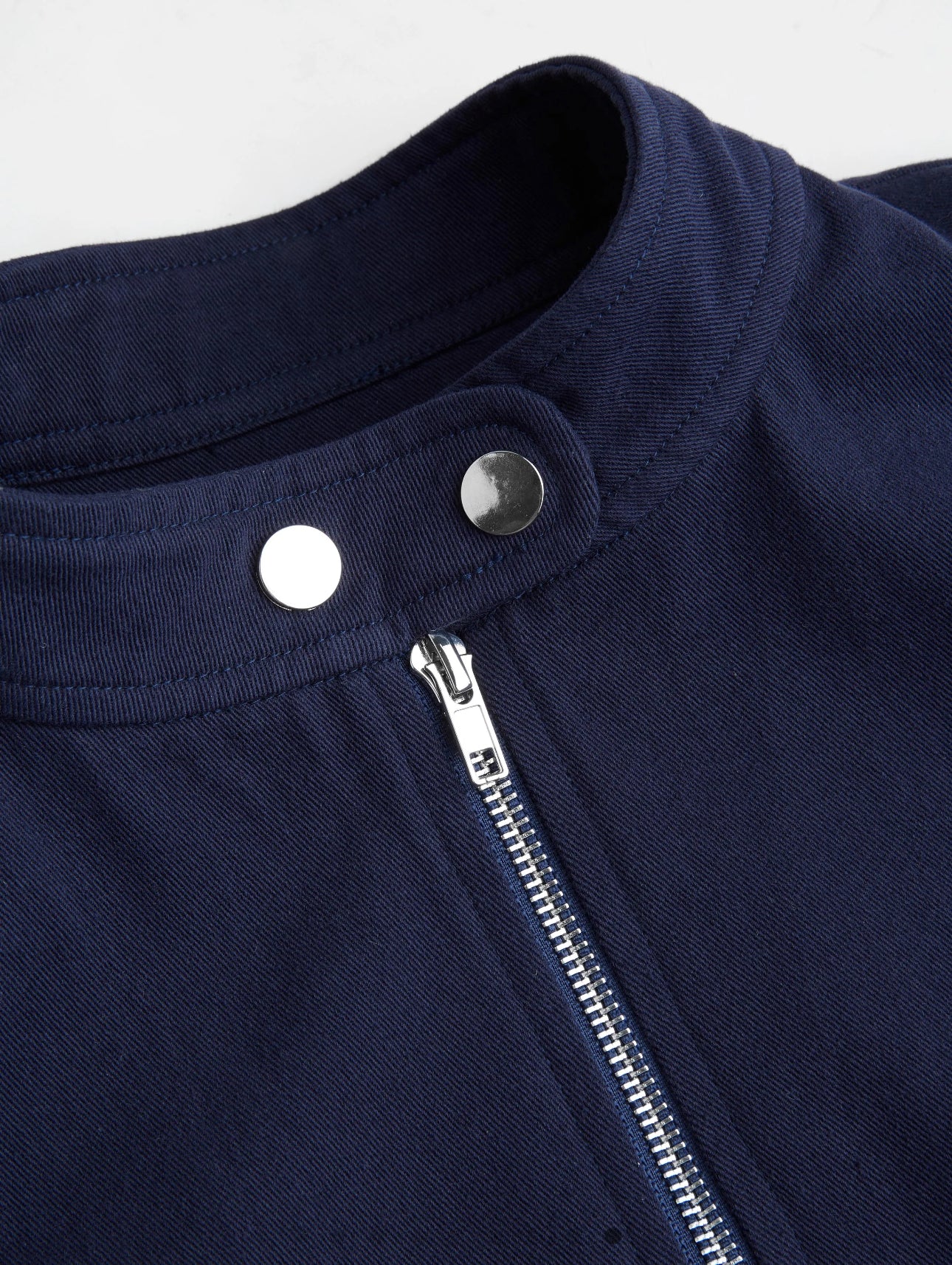 100% Cotton Funnel Neck Drawstring Jacket