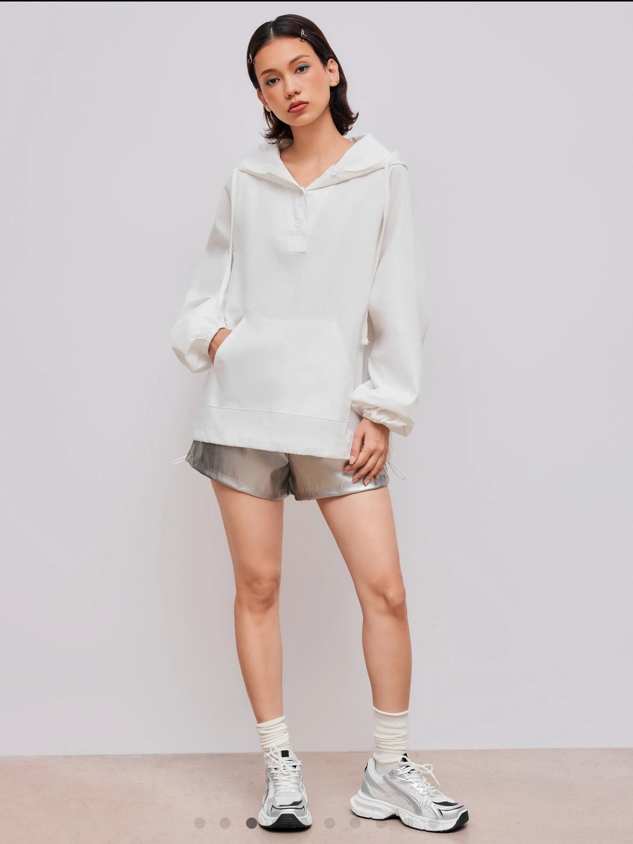 100% Cotton Drawstring Pocket Oversized Hoodie