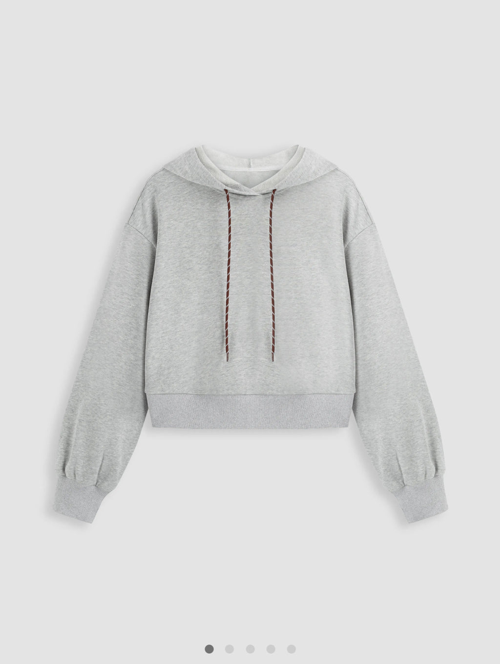 Terry Drawstring Oversized Hoodie