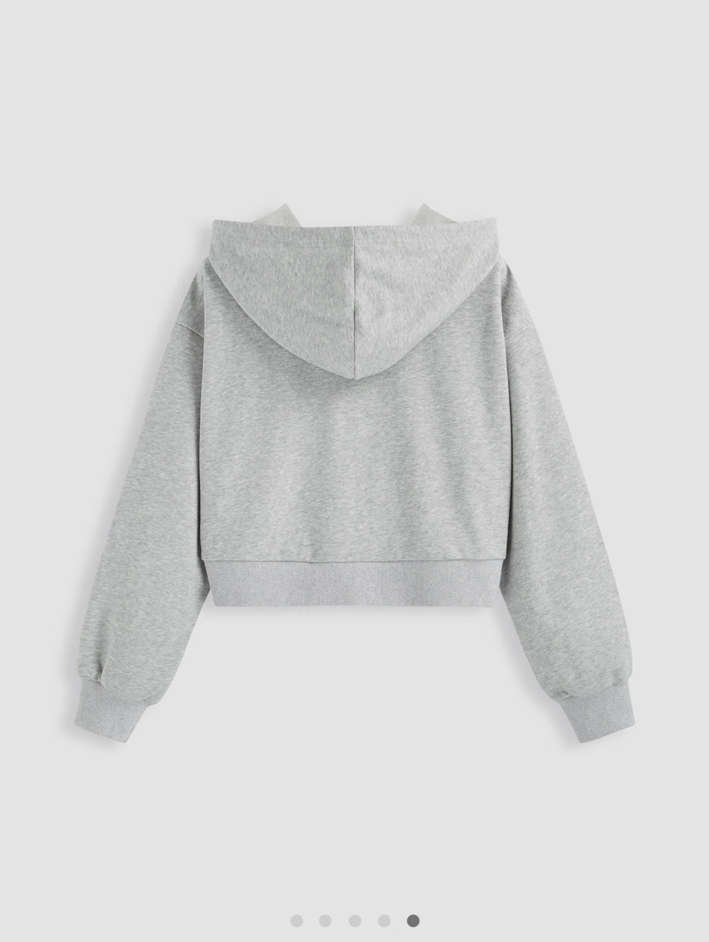Terry Drawstring Oversized Hoodie