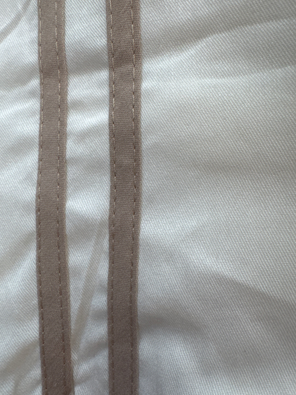 White pants and vest Sidelines beige Set