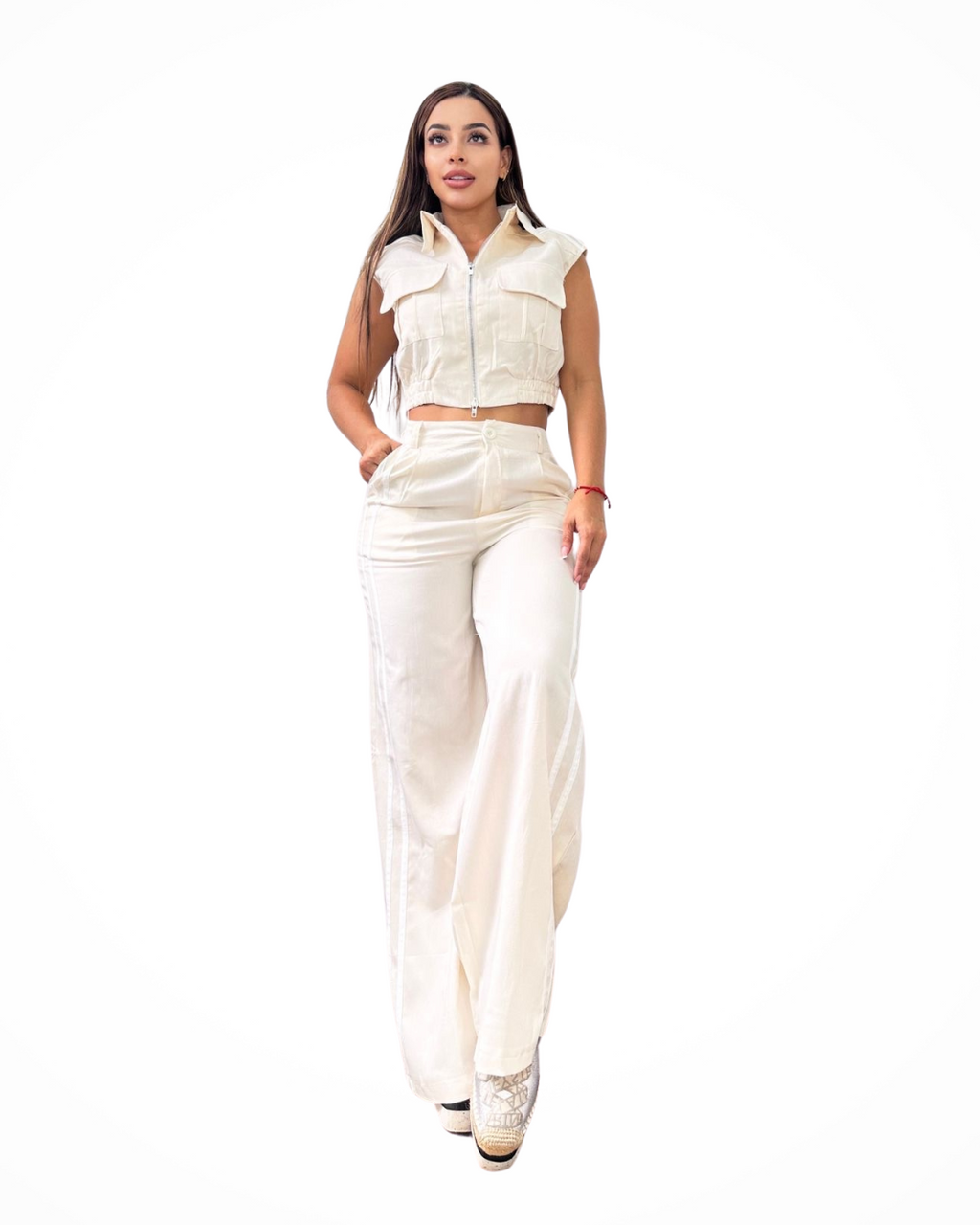 Side lines pants and vest
