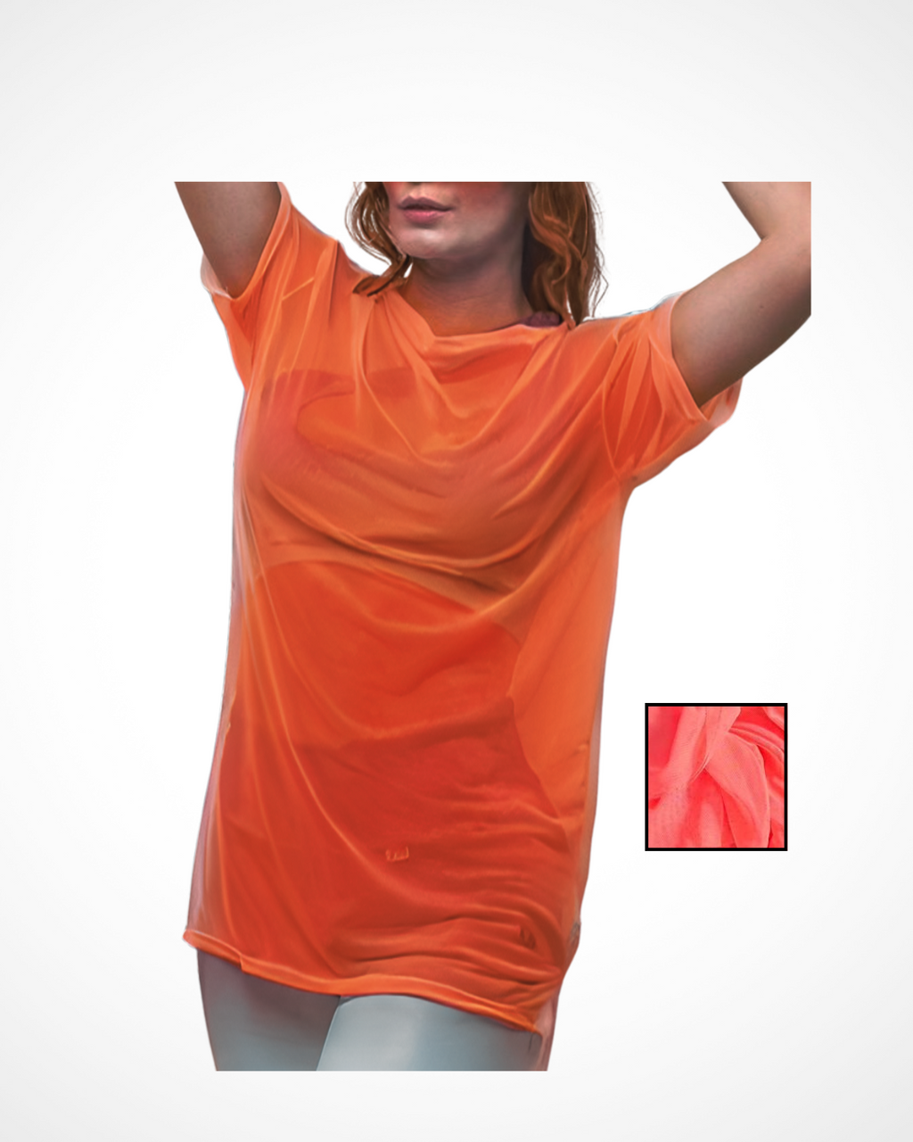Oversized mesh Blouse