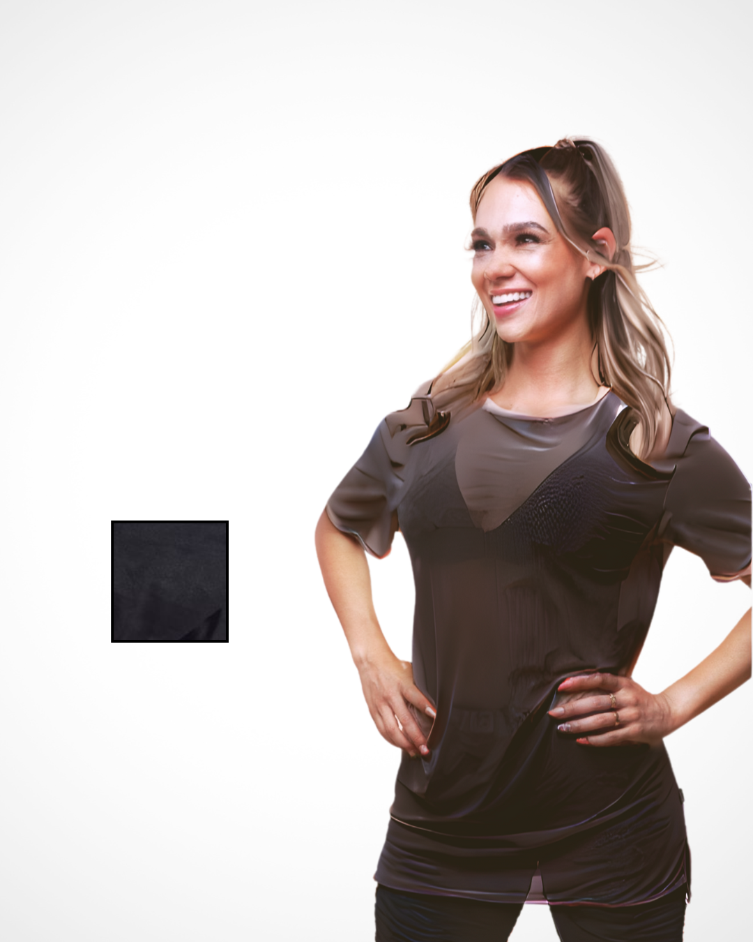 Oversized mesh Blouse