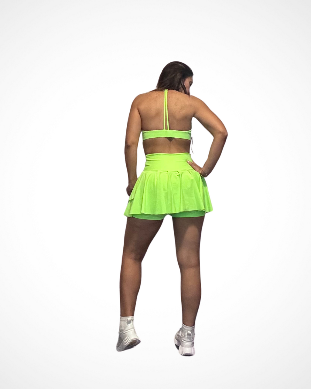Neon Green Skirt