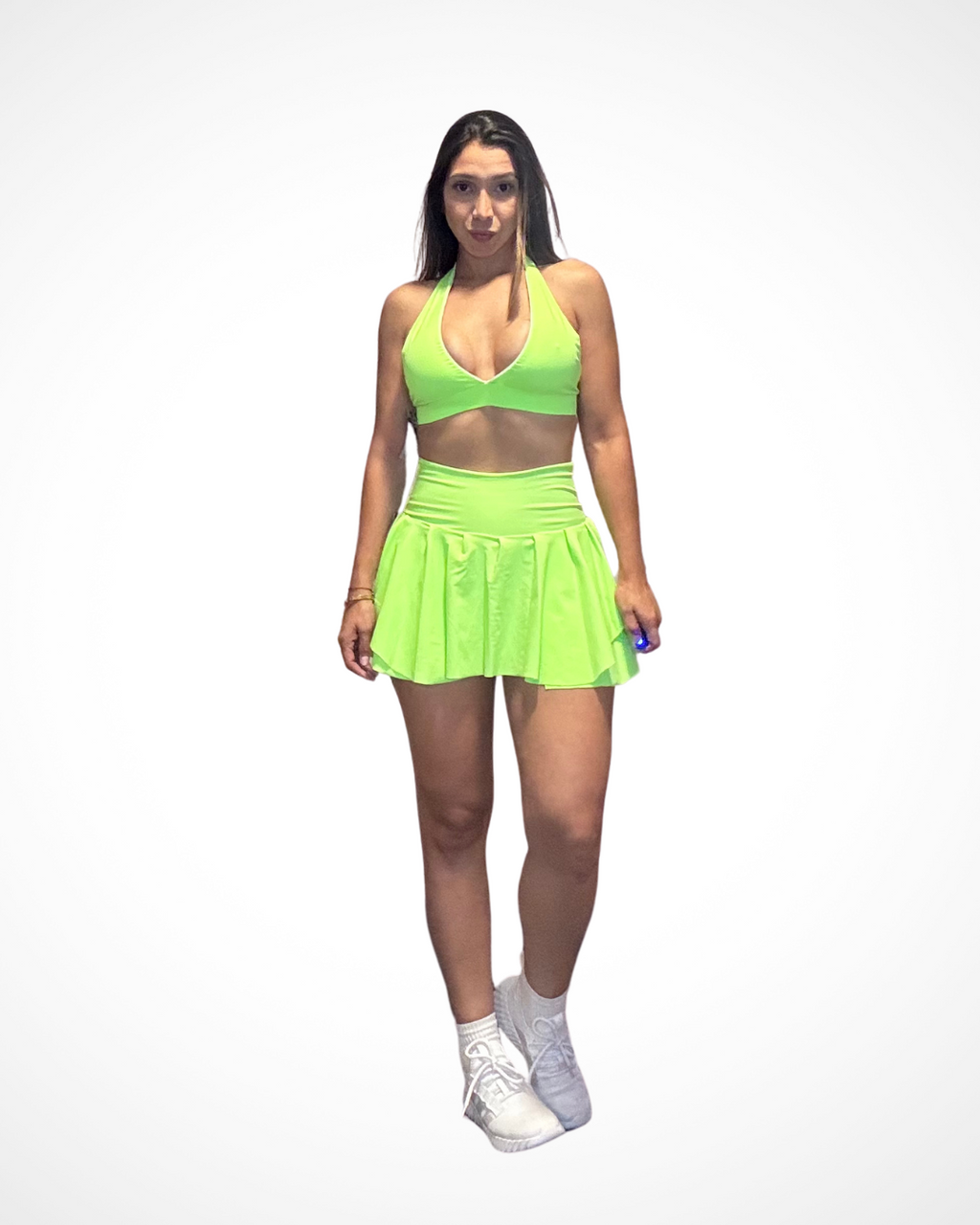 Neon Green Skirt