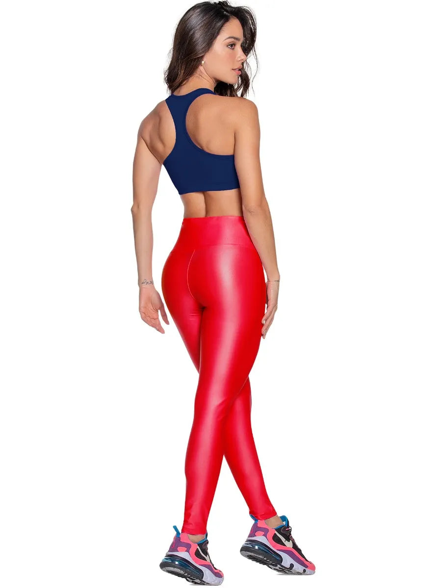 Leggins leather effect