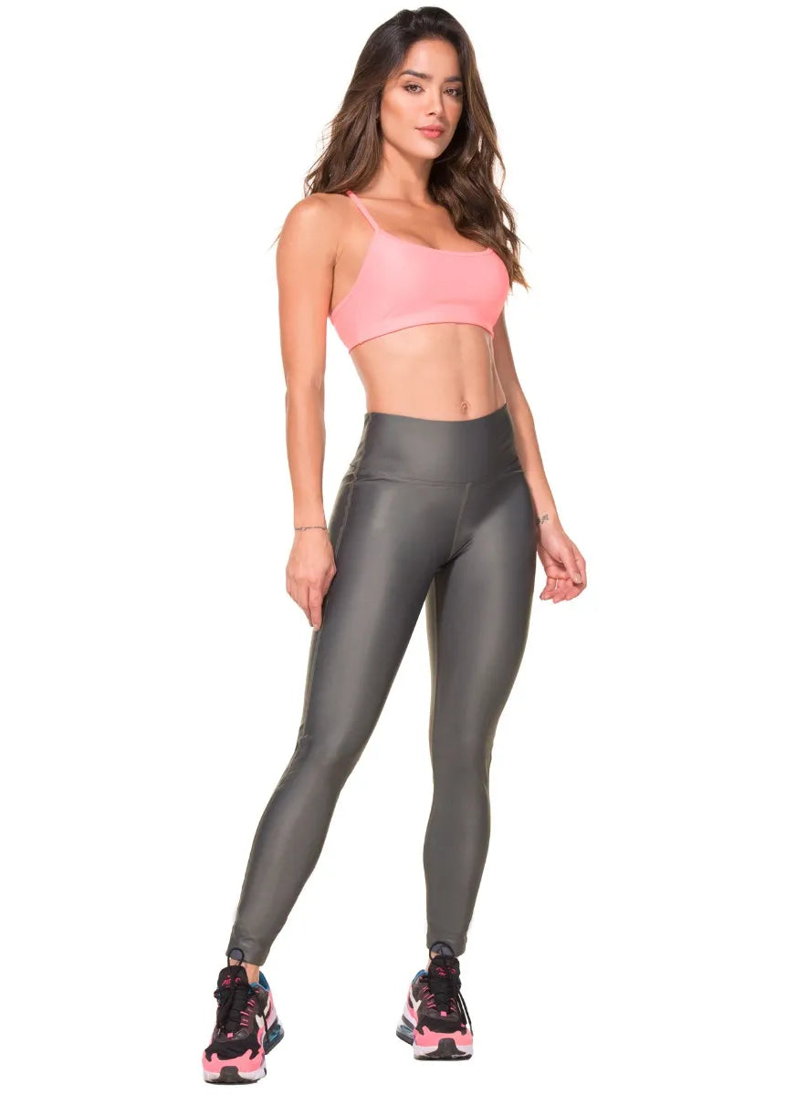 Leggins leather effect
