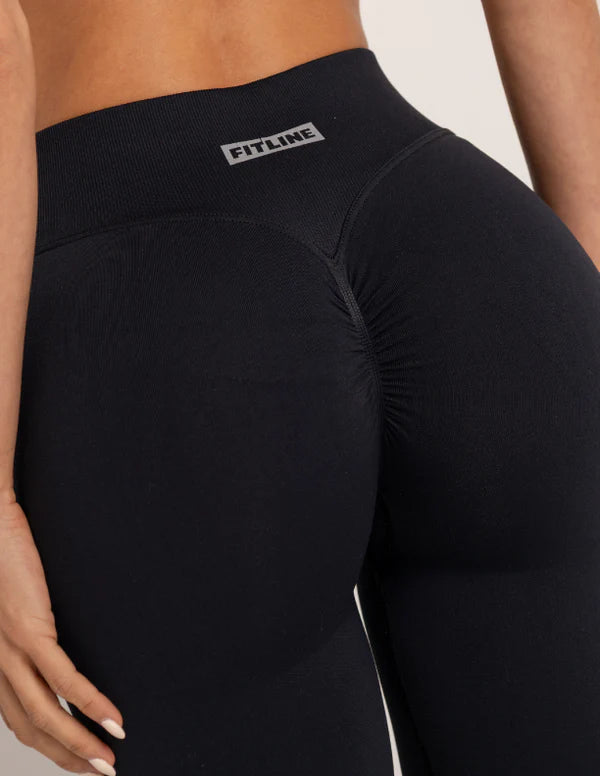 Set Seamless Sport Bra Knot and Leggins push up Heart