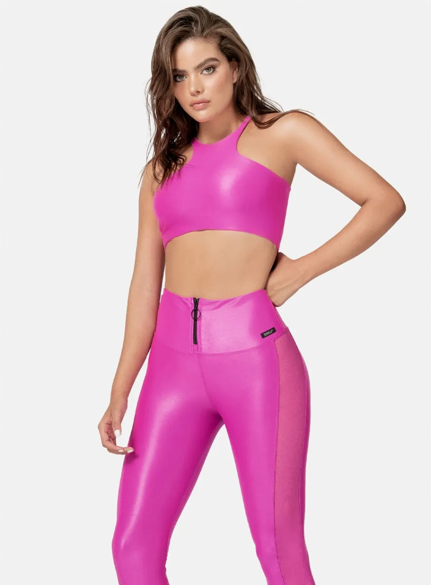 Top leather look